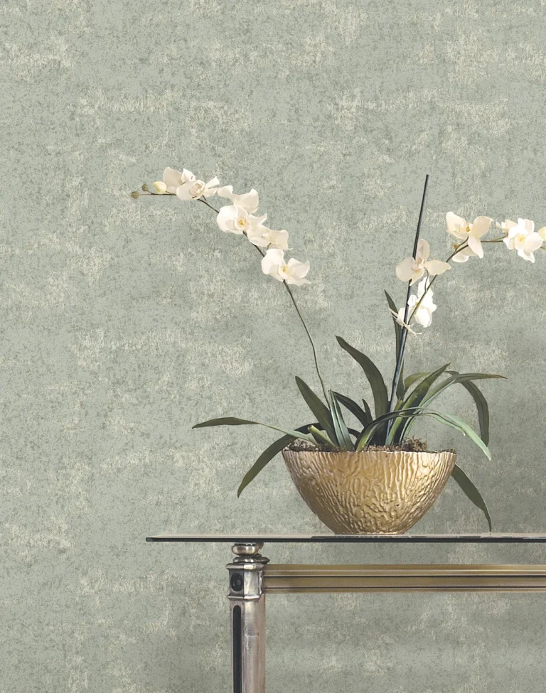 Ronald Redding Crystal Cloud Beaded Wallpaper - Sage — Ảnh 5