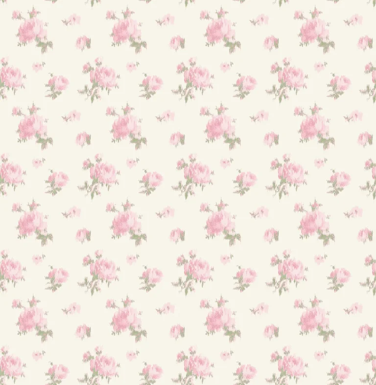 LoveShackFancy Ikat Rose Small Print Wallpaper - Pink — Ảnh 2