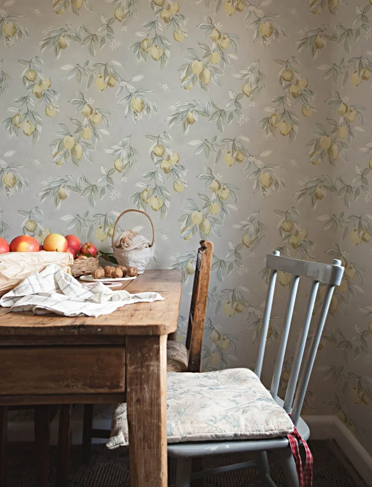 Chesapeake Lemonade Citrus Wallpaper - Charcoal — Ảnh 5
