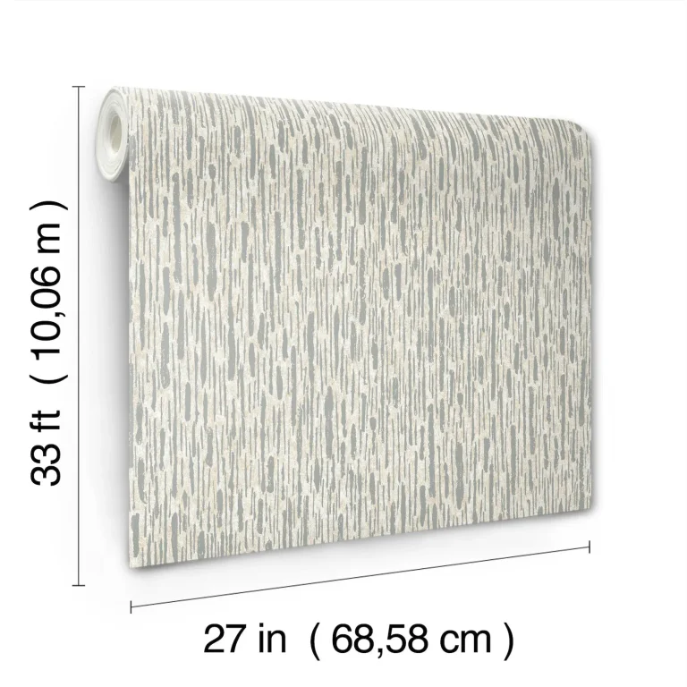 Metallic Cascade Wallpaper - Cream/Silver — Ảnh 4