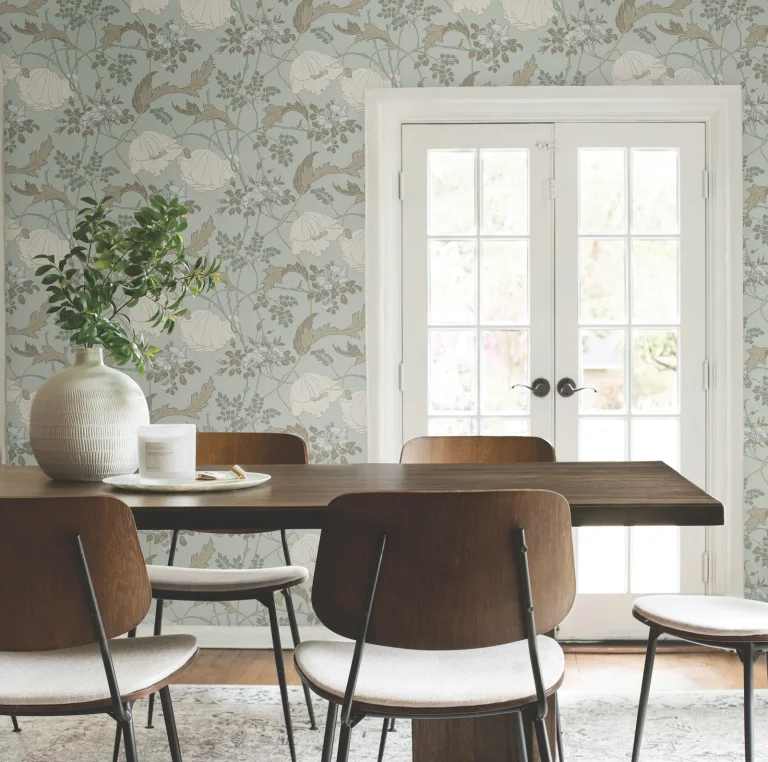 Magnolia Home Gwendolyn Wallpaper - Blue/Suede — Ảnh 4