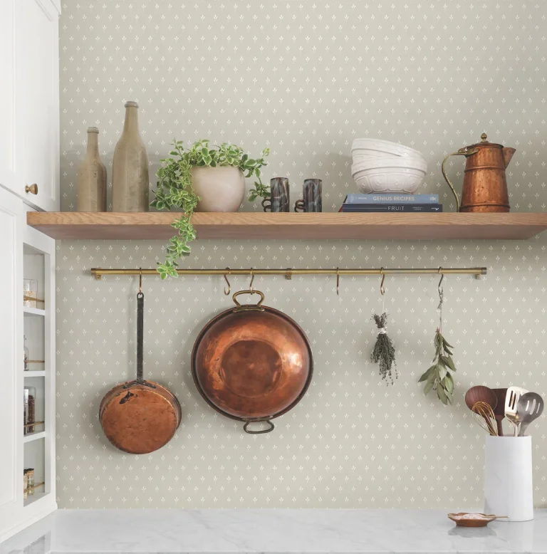 Magnolia Home Charm Wallpaper - Gray — Ảnh 4