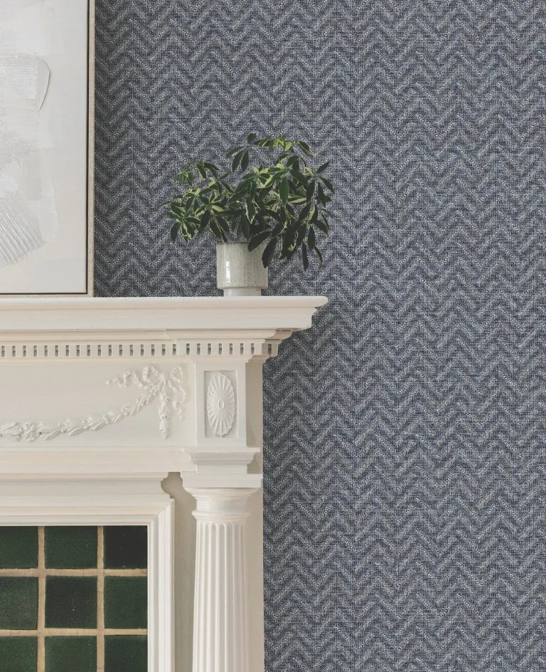 Ronald Redding Regent Wallpaper - Navy — Image 5
