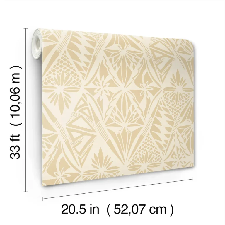 Urbane Diamonds Wallpaper - Yellow — Image 7