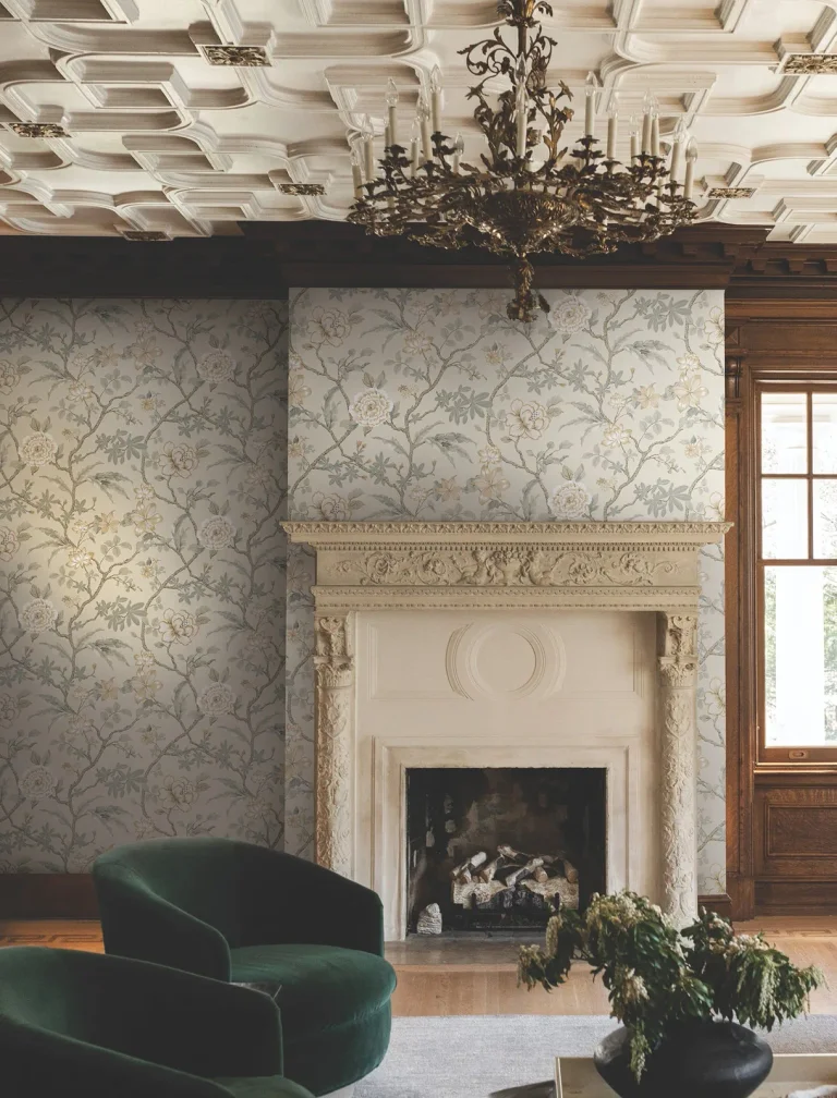 Ronald Redding Courtyard Botanical Wallpaper - Neutral — Ảnh 5