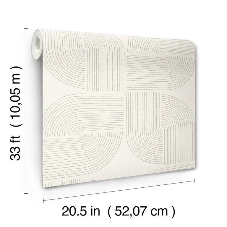 Savoye Spiral Arches Wallpaper - Brown — Ảnh 6