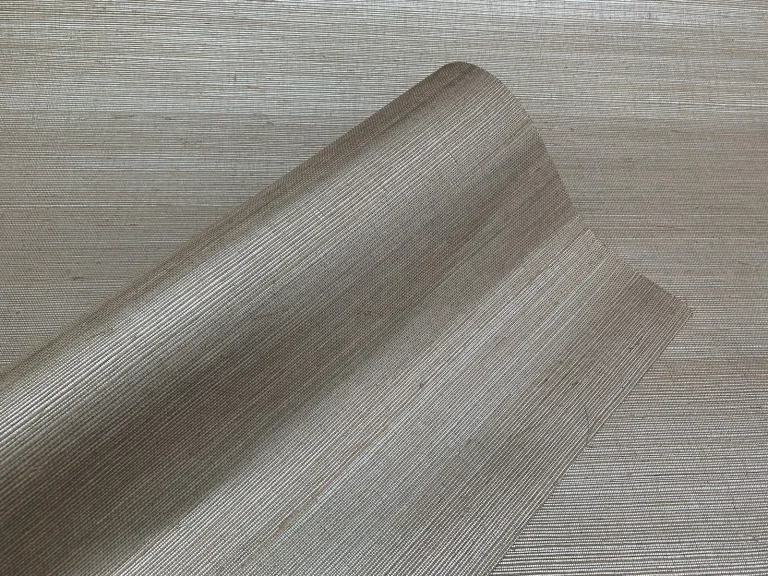 Sisal Grasscloth Wallpaper - Taupe/Silver — Ảnh 3