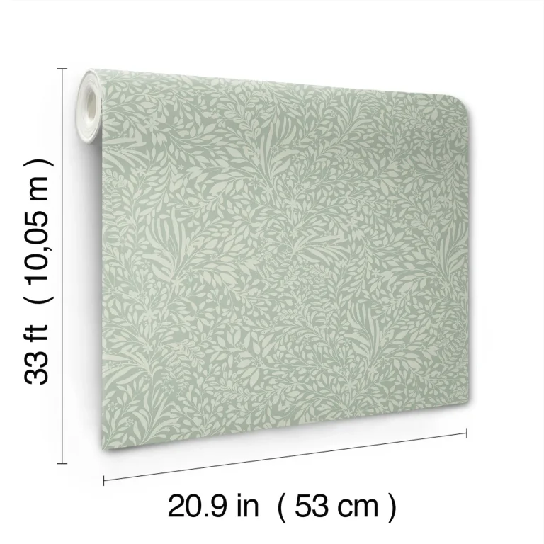 Kristina Botanical Wallpaper - Teal — Ảnh 4