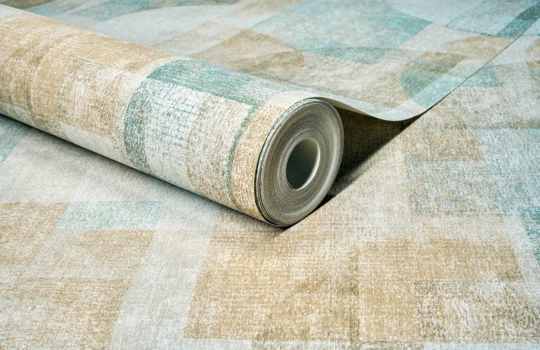 Chesapeake Cassandra Block Geometric Wallpaper - Teal — Image 3