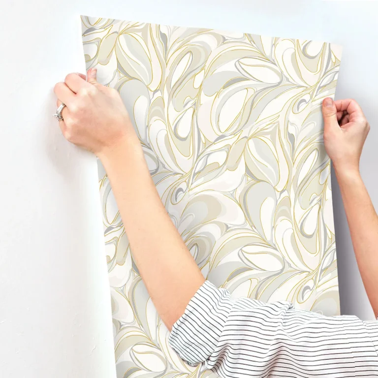 Achate Wallpaper - Beige & Grey — Image 3