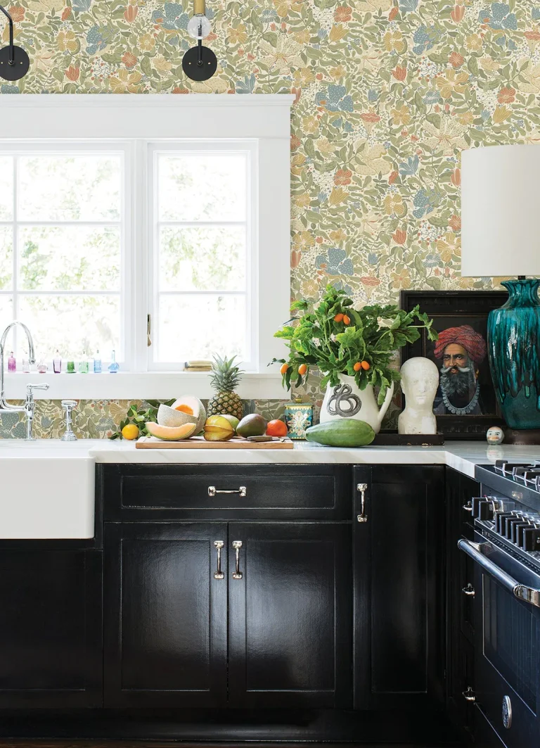 Midsommar Floral Medley Wallpaper - Light Green — Image 5