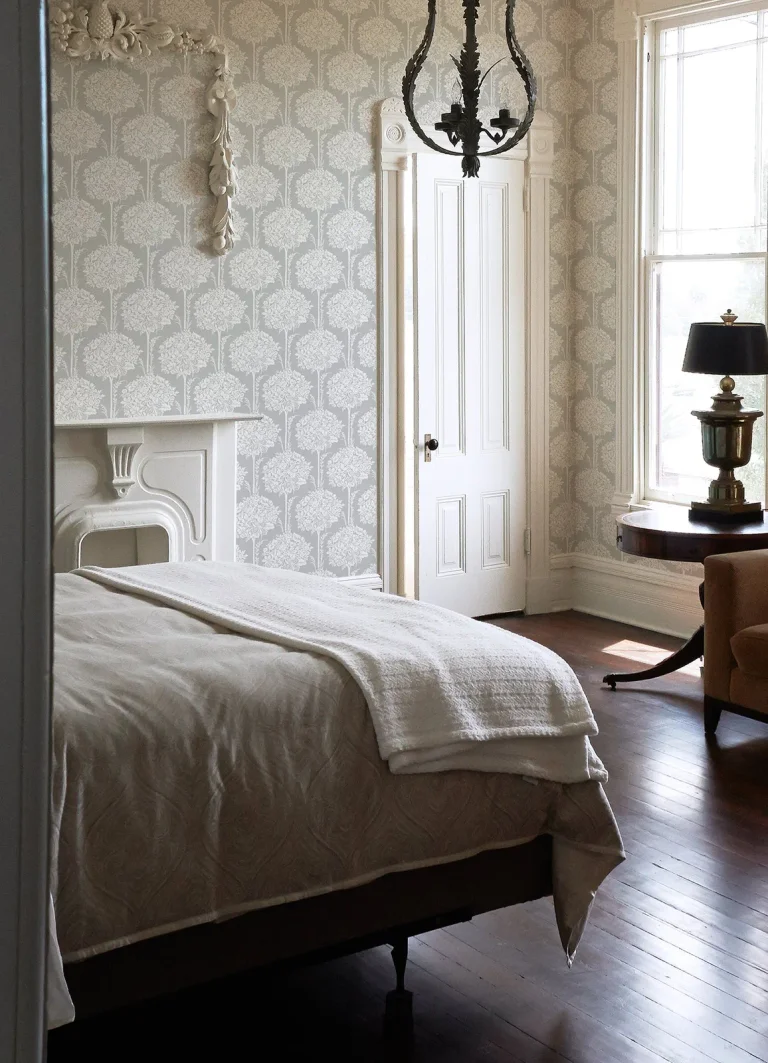 Zaria Topiary Wallpaper - Grey — Ảnh 3