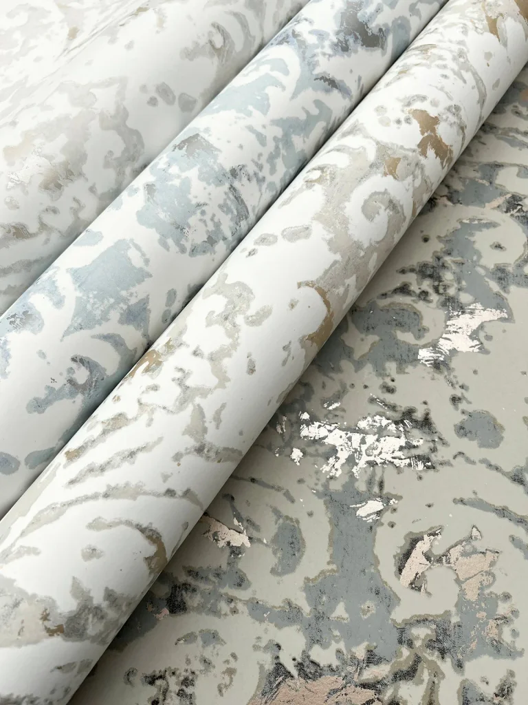 Candice Olson Velvet Crush Damask Wallpaper - Blue & Pearl — Ảnh 8