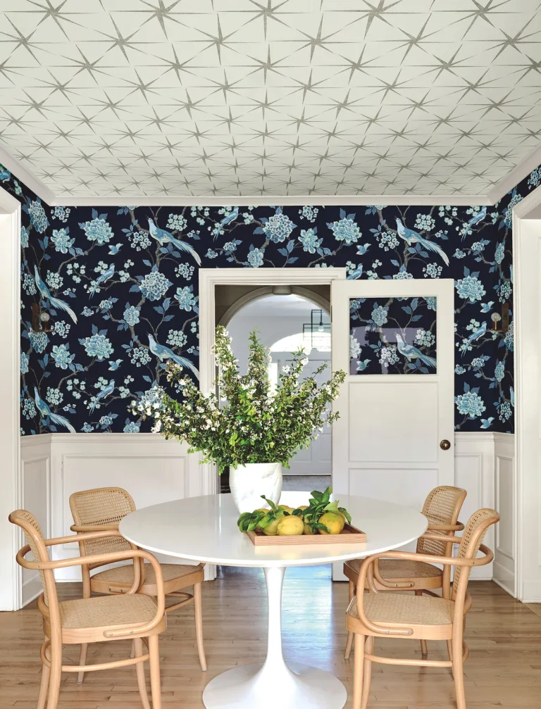 Fanciful Wallpaper - Navy — Image 3