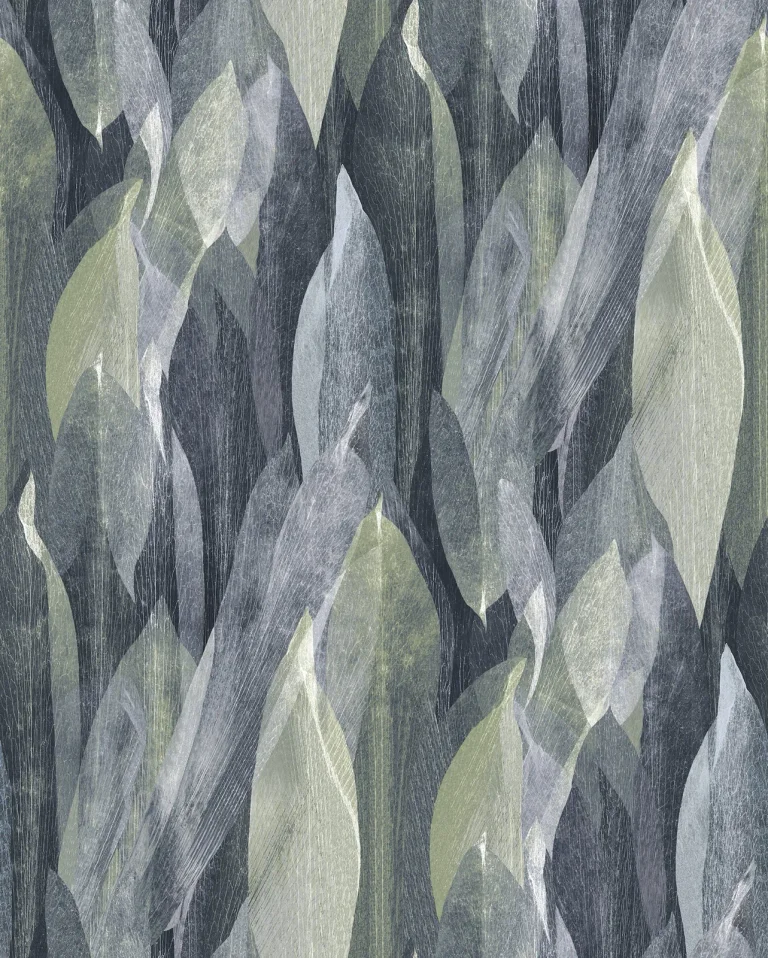 Candice Olson Shimmering Canopy Wallpaper - Indigo