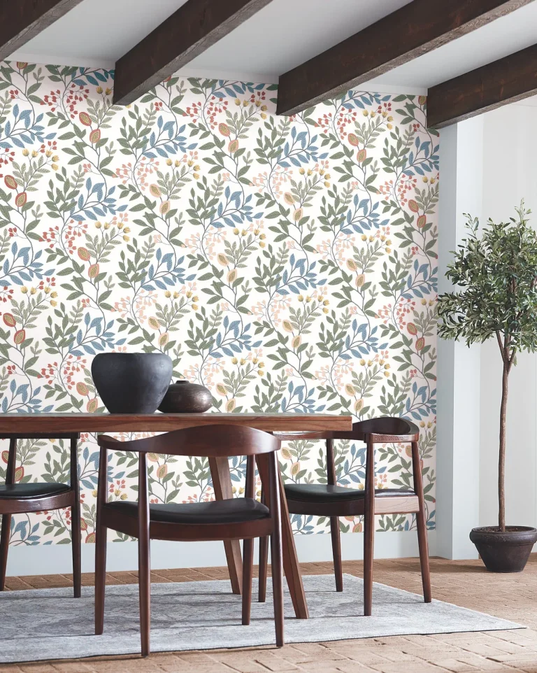 Eden Retreat Wallpaper - White/Multi — Ảnh 4