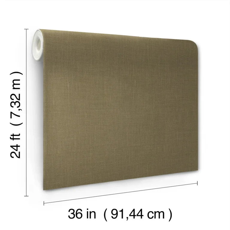 Ronald Redding Jute Weave Wallpaper - Moss — Ảnh 4
