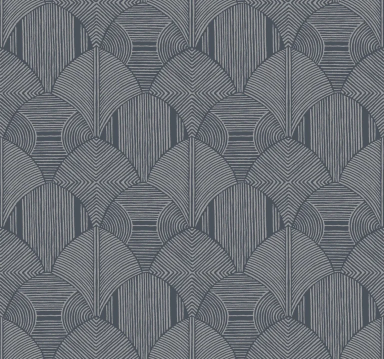 Meyberg Geometric Wallpaper - Blue — Image 5