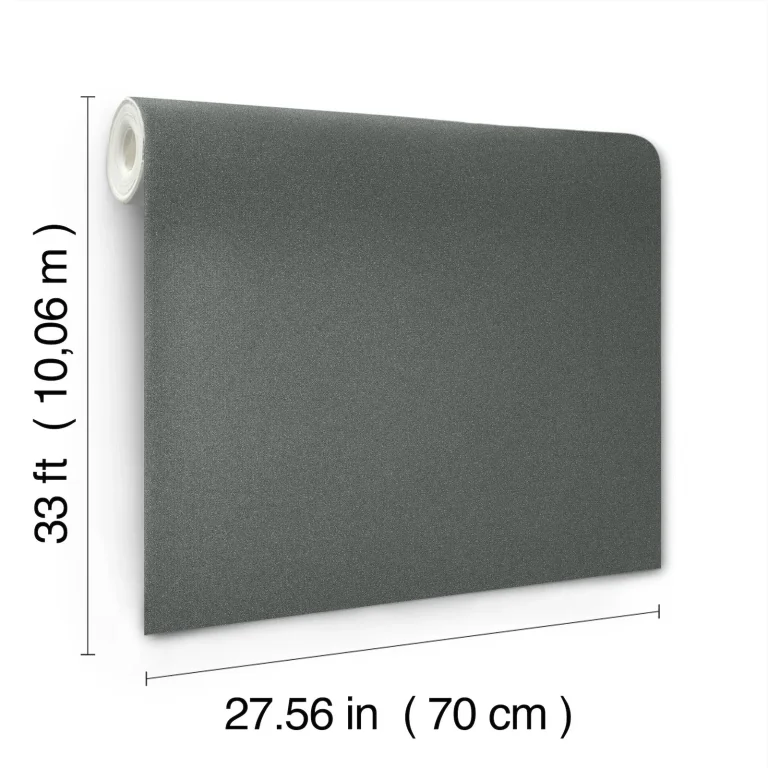 Glistening Quartz Beaded Wallpaper - Charcoal — Ảnh 5