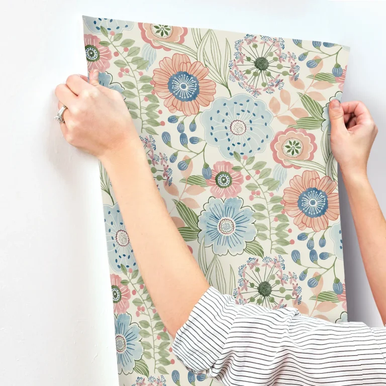 Artistic Bouquet Wallpaper - Multicolor — Ảnh 4