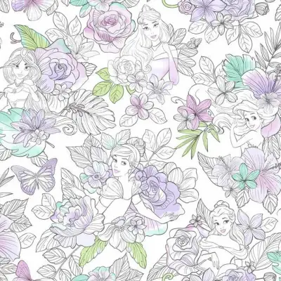 Disney Princess Royal Floral — DI0964