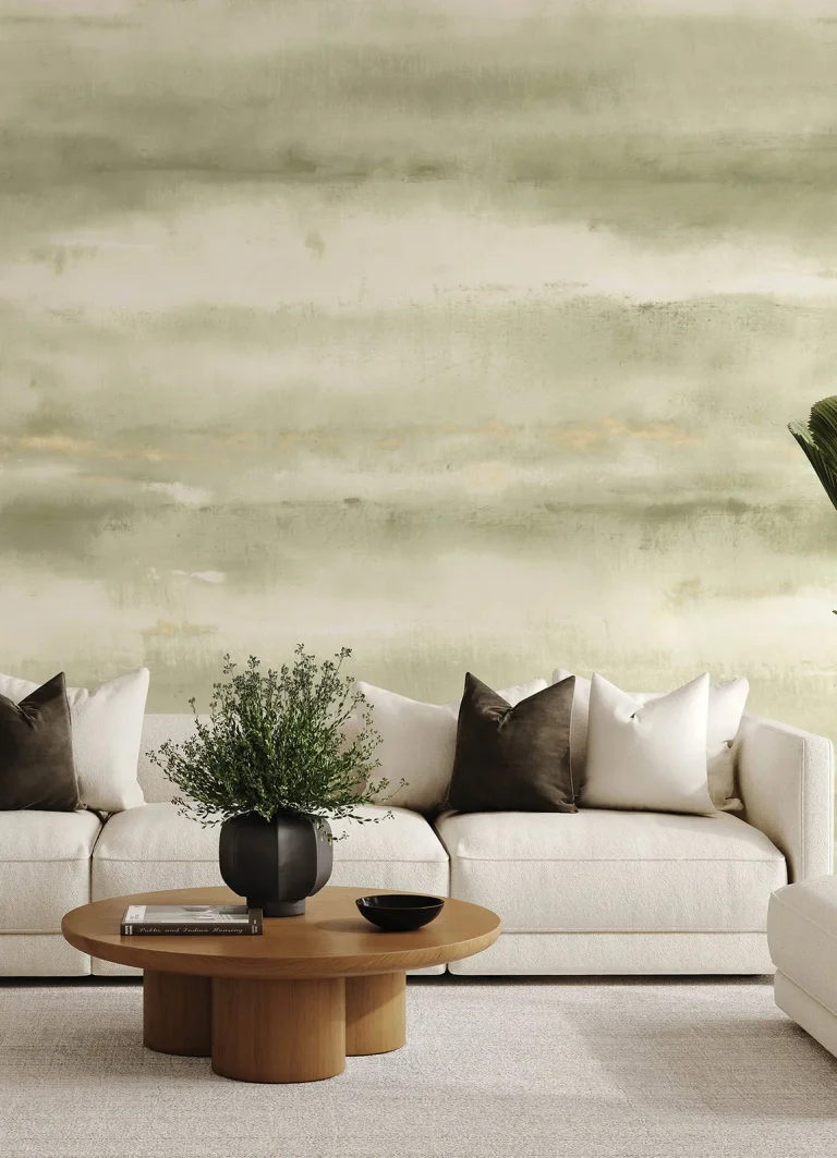 Aveline Wall Mural - Green — Ảnh 2