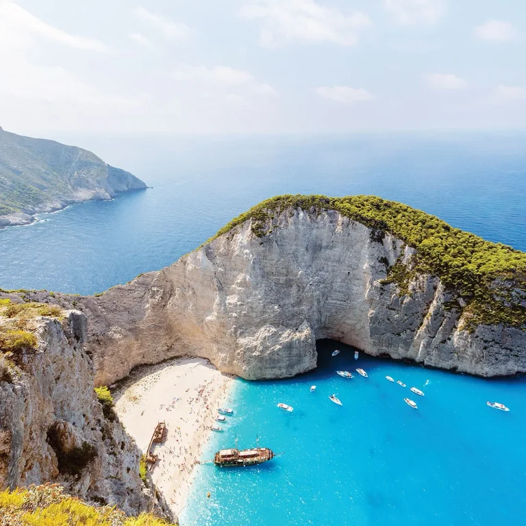 Shipwreck on Zakynthos - Wall Mural 5543 - 8 Panel - 384cm x 260cm — Ảnh 2