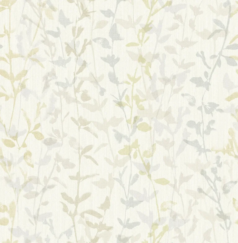 Thea Floral Trail Wallpaper - Light Grey — Ảnh 3