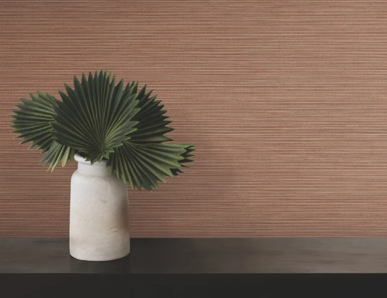 Lorn Faux Grasscloth Wallpaper - Red — Ảnh 3