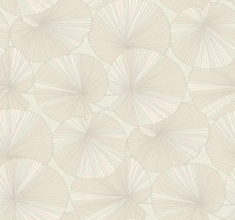 Candice Olson Layered Lily Pads Wallpaper - Cream — Ảnh 5
