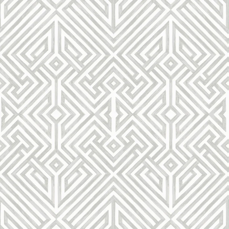 Lyon Geometric Key Wallpaper - Silver — Ảnh 4