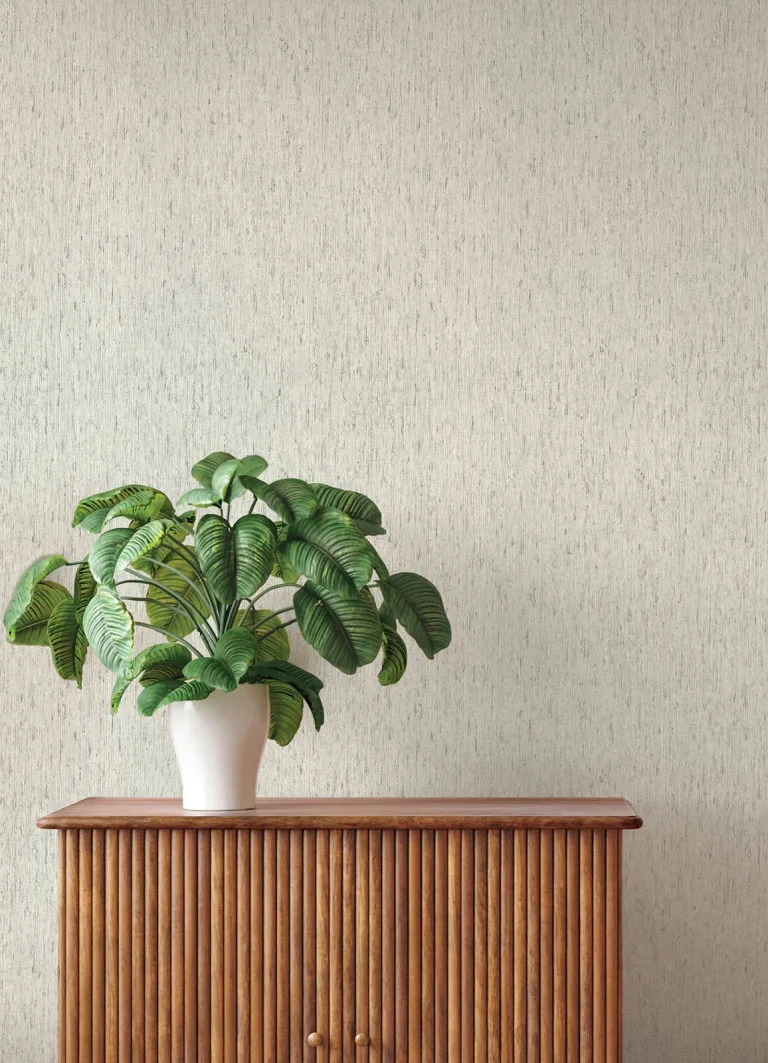 Roison Birch Bark Wallpaper - Light Grey — Image 2