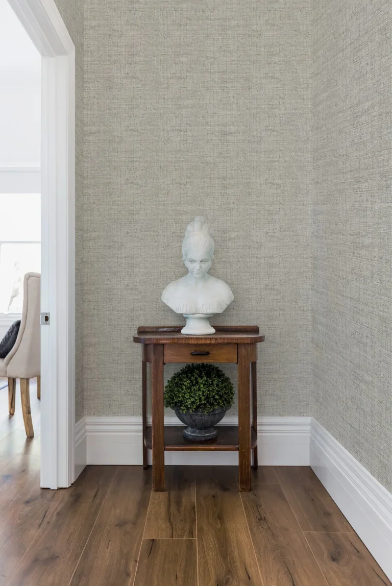 Papyrus Weave Wallpaper - Light Grey — Ảnh 4