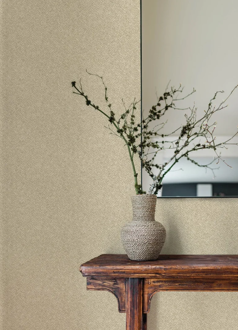 Chesapeake Woven Basket Wallpaper - Khaki — Ảnh 5