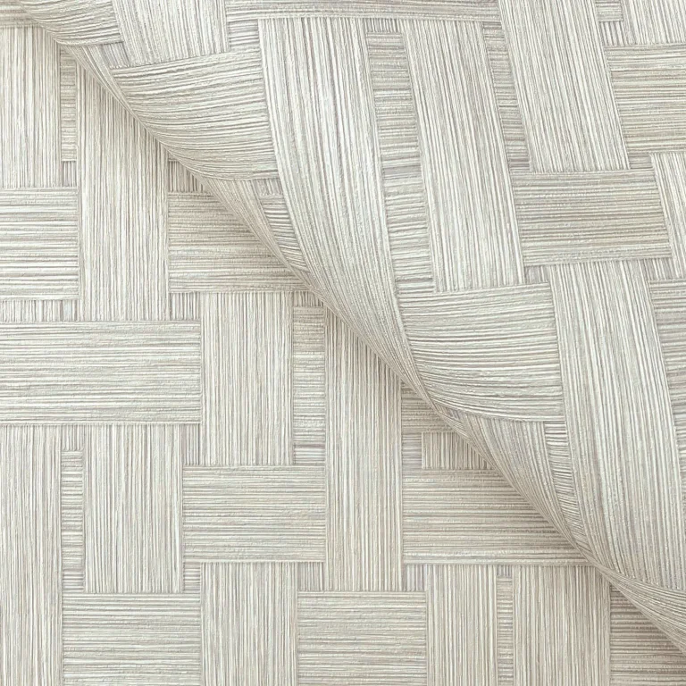 Basketry Wallpaper - Dove Grey — Ảnh 2