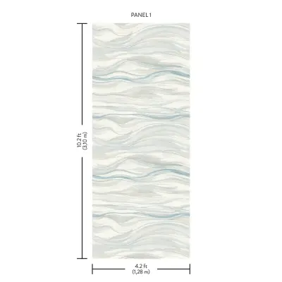 Currents Wall Mural - Blue