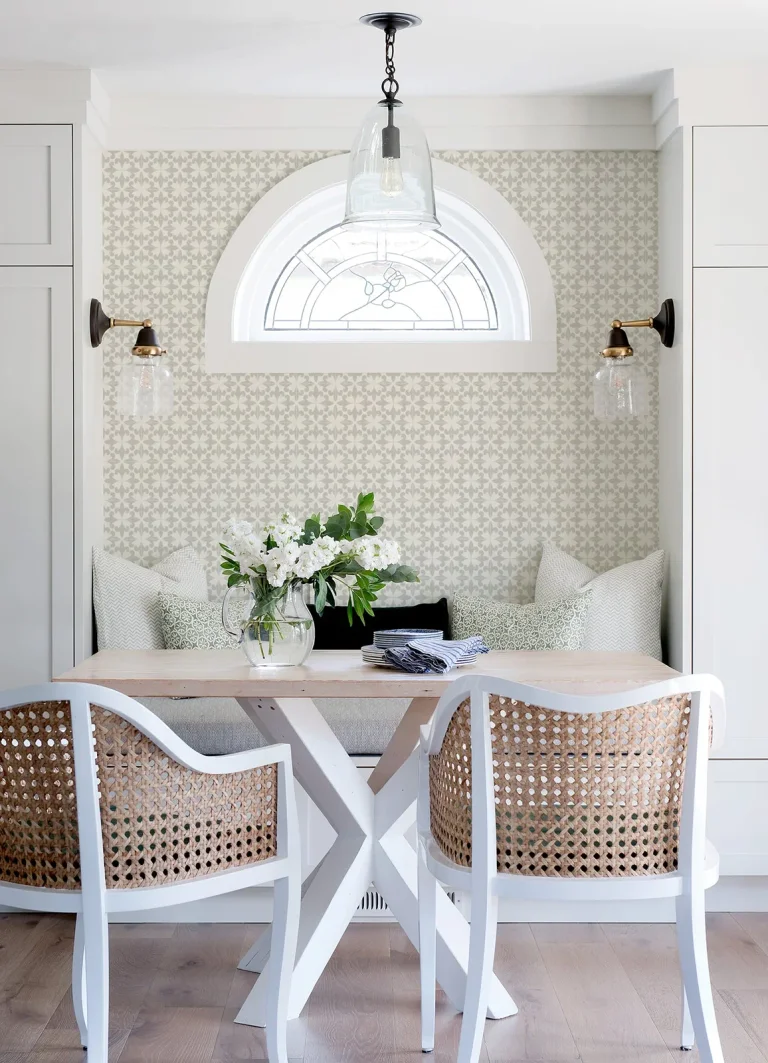 Chesapeake Remy Fleur Tile Wallpaper - Light Grey — Ảnh 3