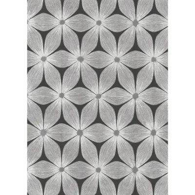 Candice Olson Everlasting Wallpaper - Black/Silver