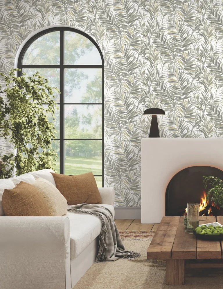 Swaying Palms Wallpaper - Neutral — Ảnh 6