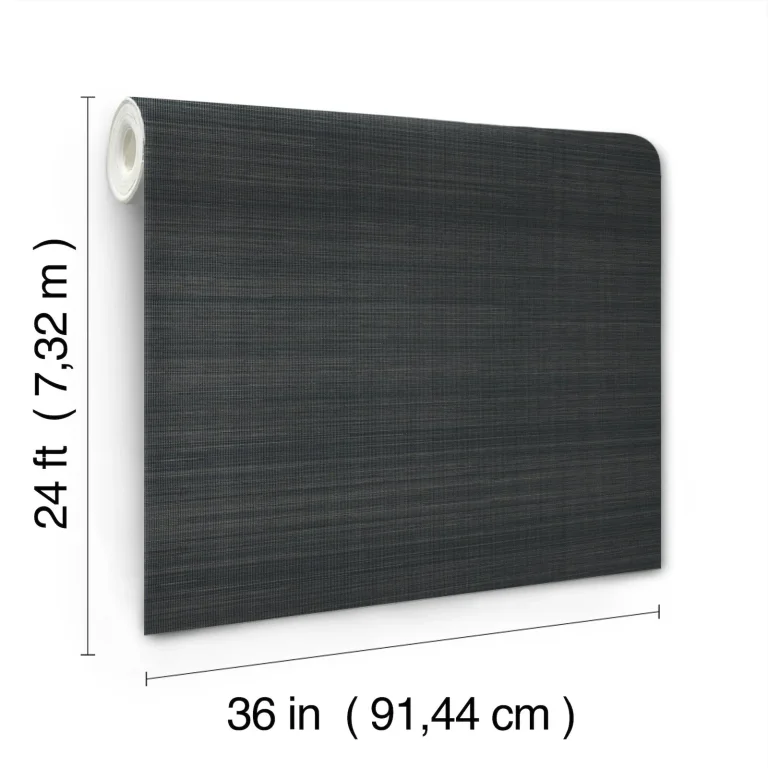 Ronald Redding Sleek Abaca Wallpaper - Peppercorn — Ảnh 3