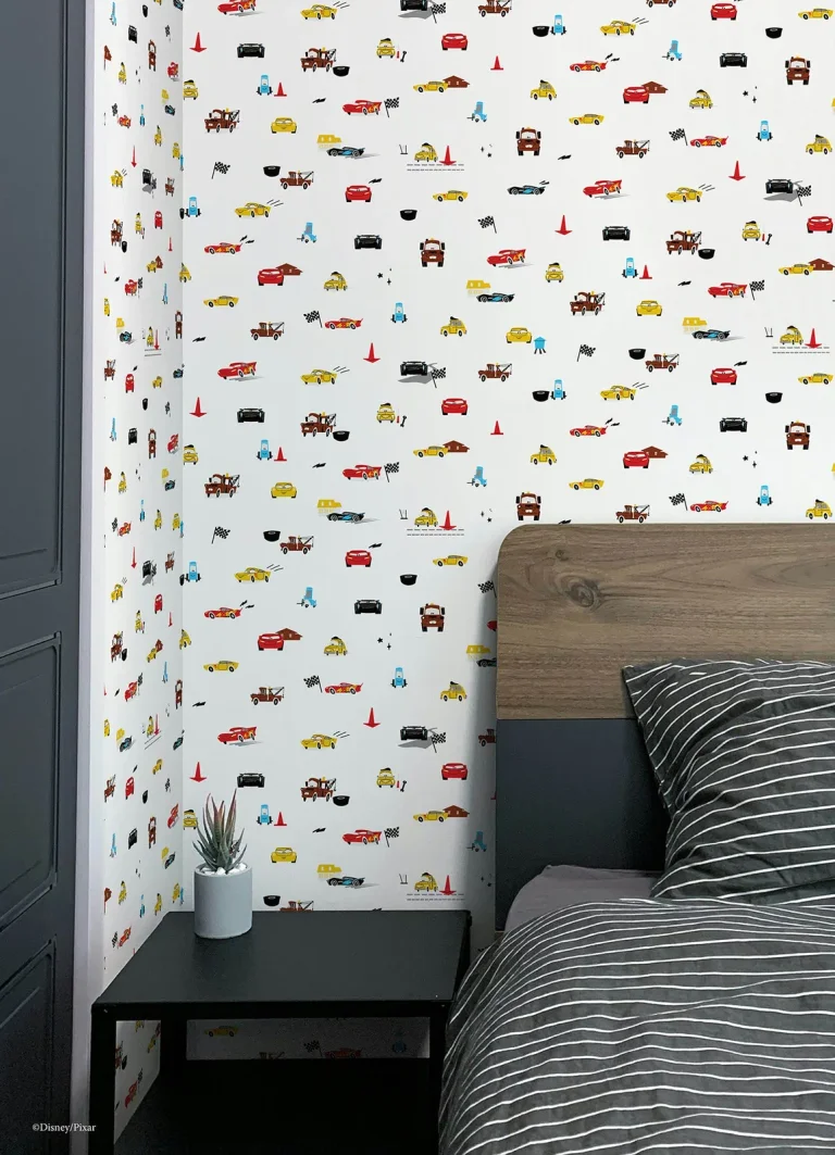 Disney & Pixar Cars Racing Peel and Stick Wallpaper - Red — Ảnh 5