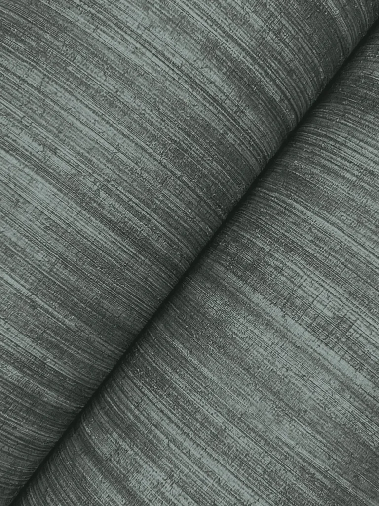 Silk Essence Faux Fabric Wallpaper - Turquoise — Image 2