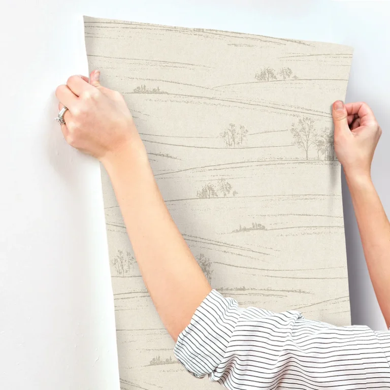 Chesapeake Isaac Rolling Hills Wallpaper - Taupe — Ảnh 3