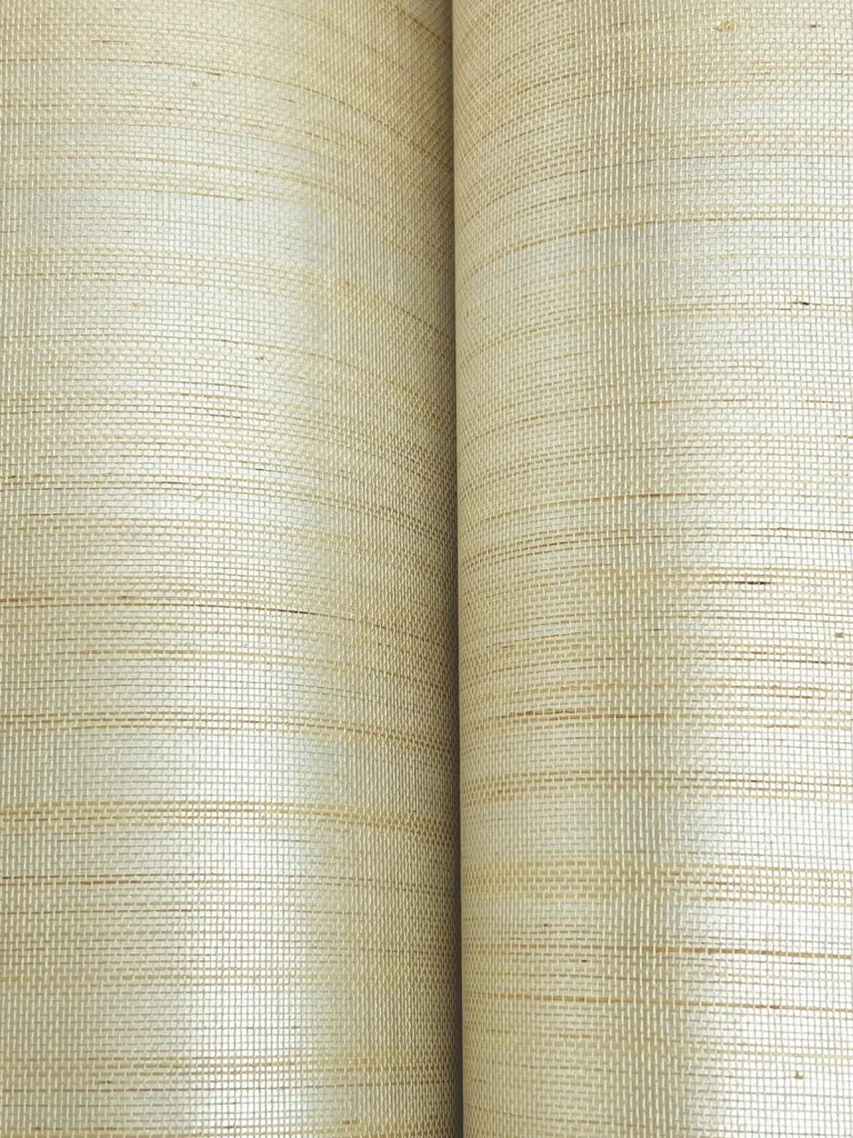 Ronald Redding Tailored Abaca Wallpaper - White Pearl — Ảnh 5