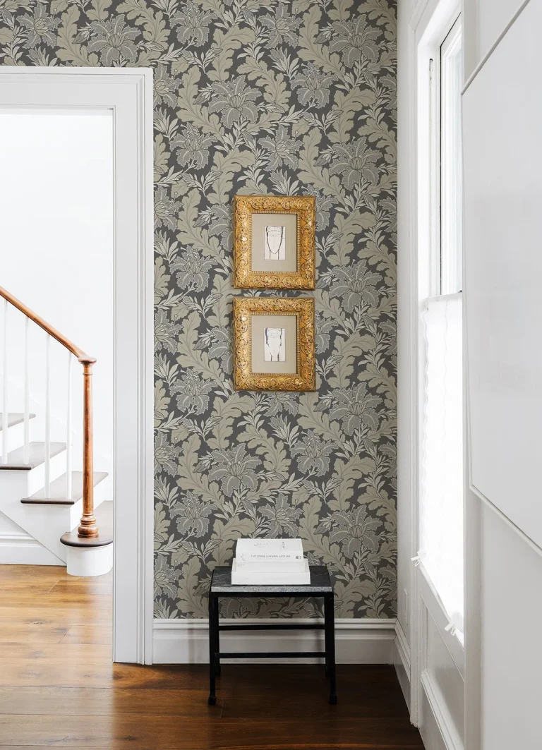 Butterfield Floral Wallpaper - Grey — Ảnh 3