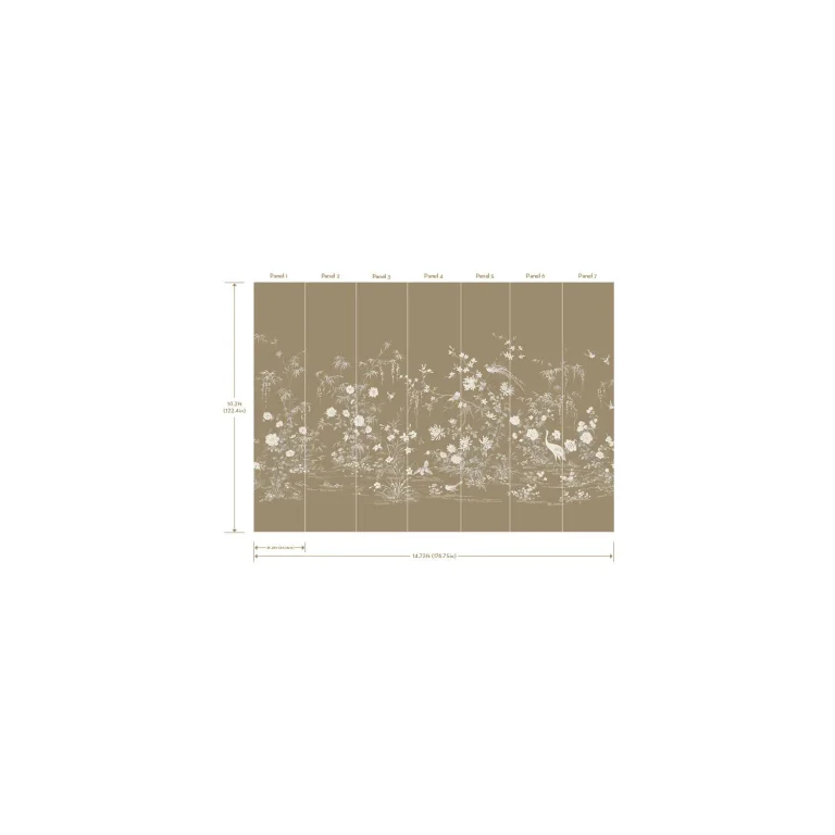 Ronald Redding Flowering Vine Chino Wall Mural - Glint — Ảnh 2