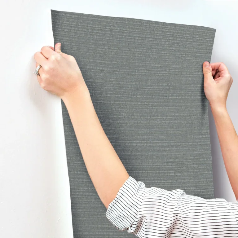 Sky Line Textured Wallpaper - Slate — Ảnh 4