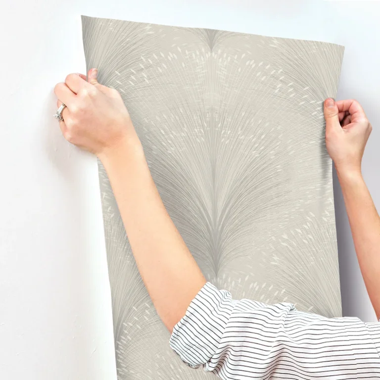 Papyrus Plume Wallpaper - Gray — Image 7