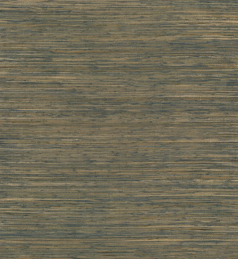 Shuang Handmade Grasscloth Wallpaper - Teal — Ảnh 5
