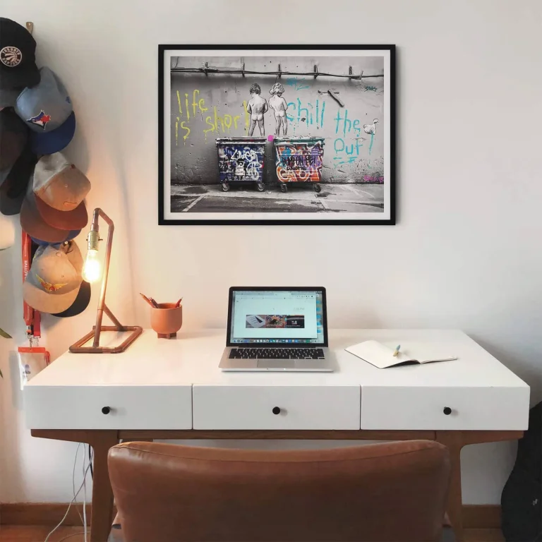 Banksy - "Life is Short" Poster - 30 x 24cm — Ảnh 2